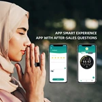 QB702 Muslim gift quran qibla smart Electronic counter ring Digital Azan Alarm Clock Tasbeeh Tasbih Zikr Ring