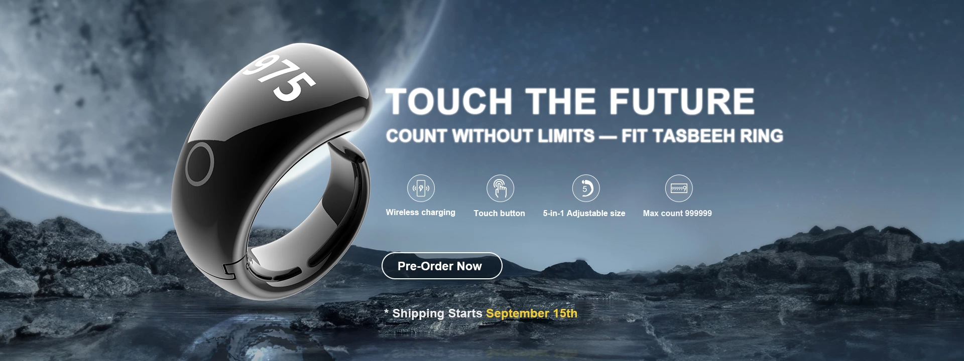 Pre Sale of the Fit Tasbeeh Ring Begins  Experience the Perfect Blend of Faith and Technology