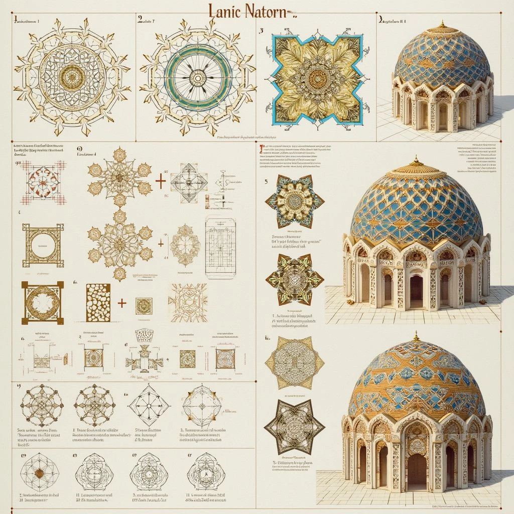 Geometric Patterns and Calligraphy in Islamic Buildings Sacred Geometry and Divine Words