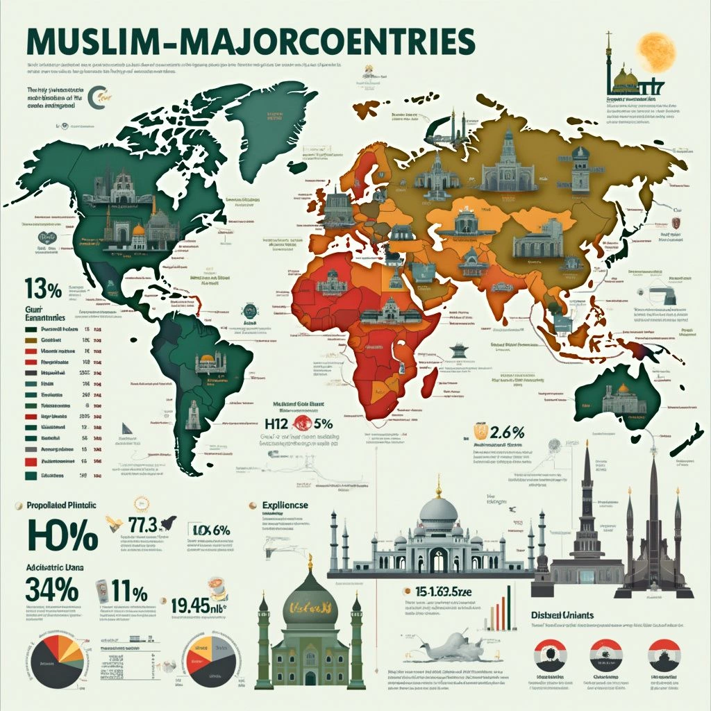 Muslim Majority Countries and Demographics A Comprehensive Global Overview