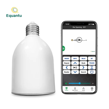 Qur'an Moon Lights 7 Colori LED Luce Notturna, Con Controllo APP Co Altoparlanti Bluetooth Telecomando Piccola Lampada Lunare Altoparlante Corano Wireless