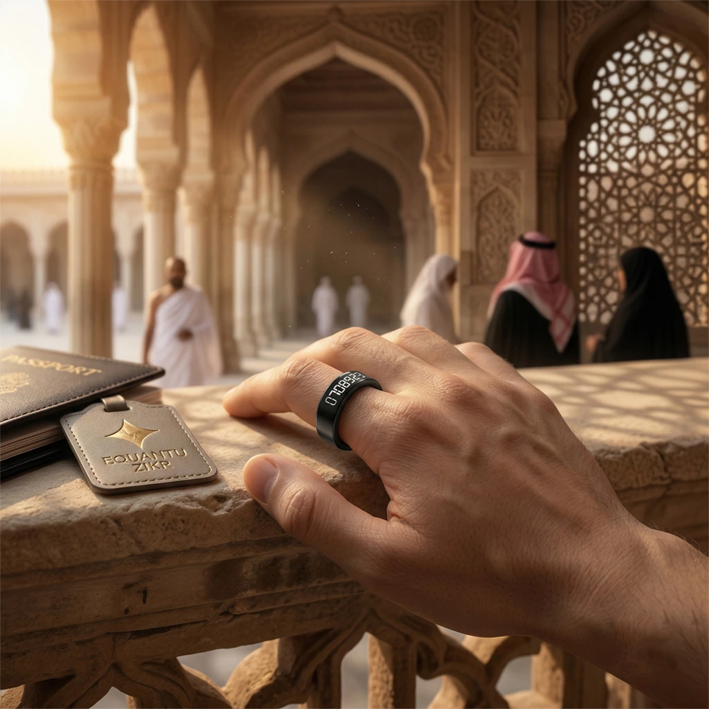 Equantu Zikr Ring Persiapan Umrah dan Haji 2026 Rutinitas Penghitungan Sederhana yang Tetap Efektif di Tengah Keramaian dan Kelelahan