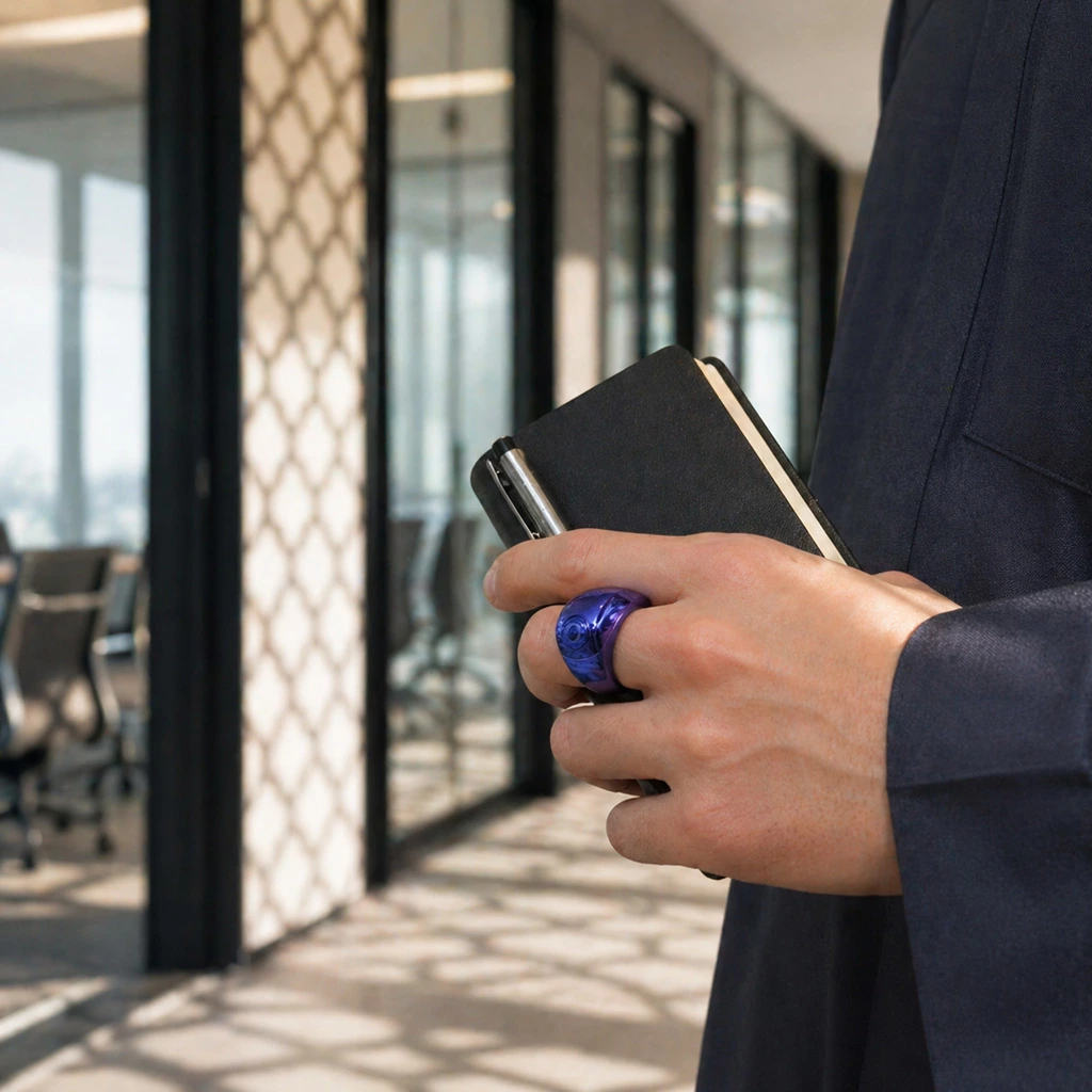 حلقة إيكوانتو للذكر الهادئ في العمل