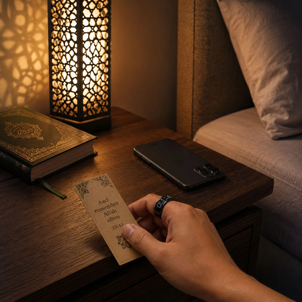 Phone-Free Night Dhikr with Equantu Zikr Ring