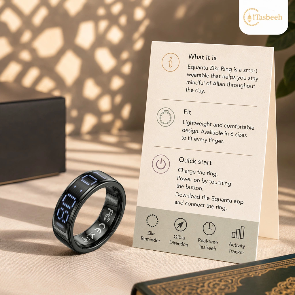 Zikr Ring Short Product Description for Listings