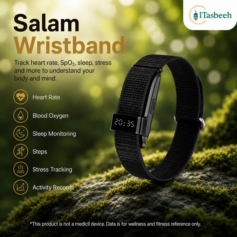 iTasbeeh Salam Wristband SQ968 Smart Prayer & Health Wristband