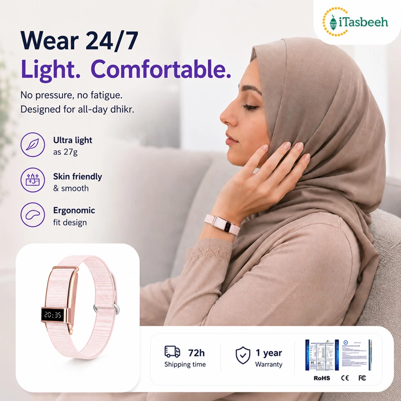 iTasbeeh Salam Wristband SQ968 Smart Prayer & Health Wristband