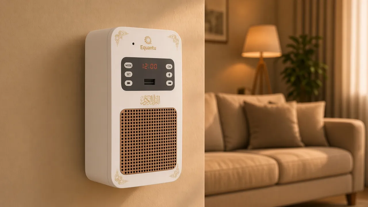 Quran Speaker in a Muslim family home